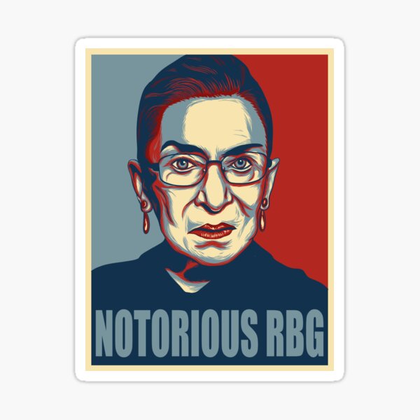 NOTORIOUS RBG ruth bader ginsburg Sticker