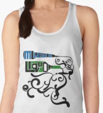 music and liquor swirl Women's Tank Top