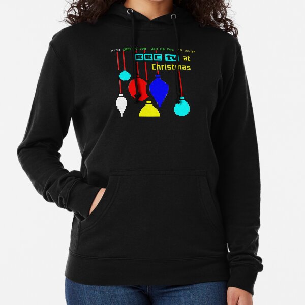 NDVH Ceefax Christmas Lightweight Hoodie