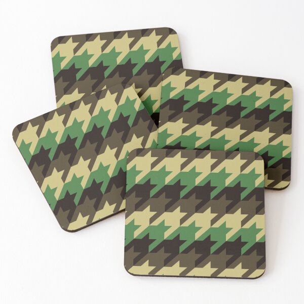 Item preview, Camouflage Houndstooth designed and sold by jezkemp.