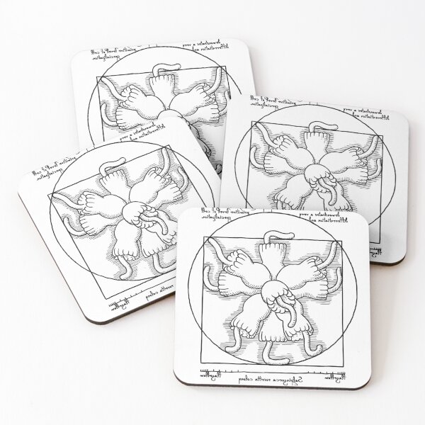 Item preview, Vitruvian Choanoflagellate Colony - Choanoflagellate Rosette designed and sold by taylorcustom.