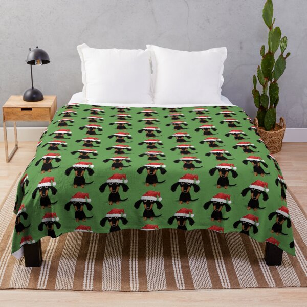 Dachshund hotsell christmas blanket