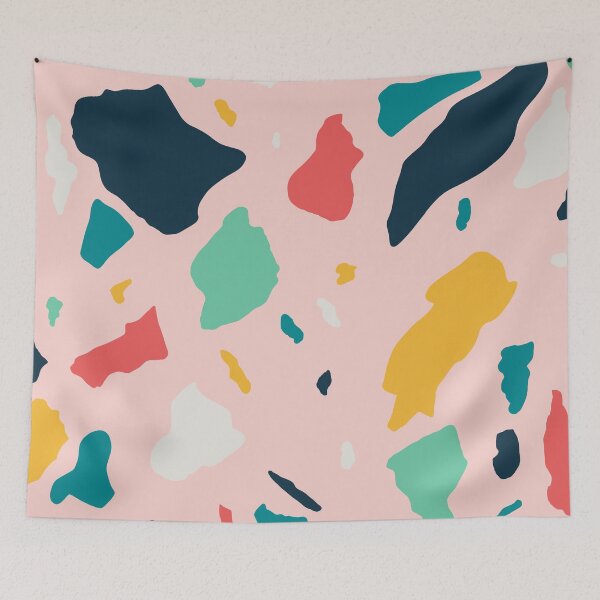 Item preview, Pink Terrazo Pattern designed and sold by GraphicsbyNel.