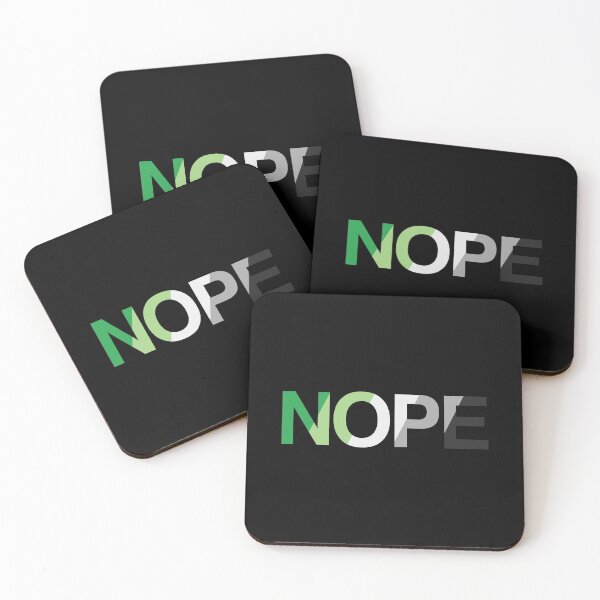 Item preview, NOPE. aro 2, helvetica  designed and sold by Skyler Orion X.