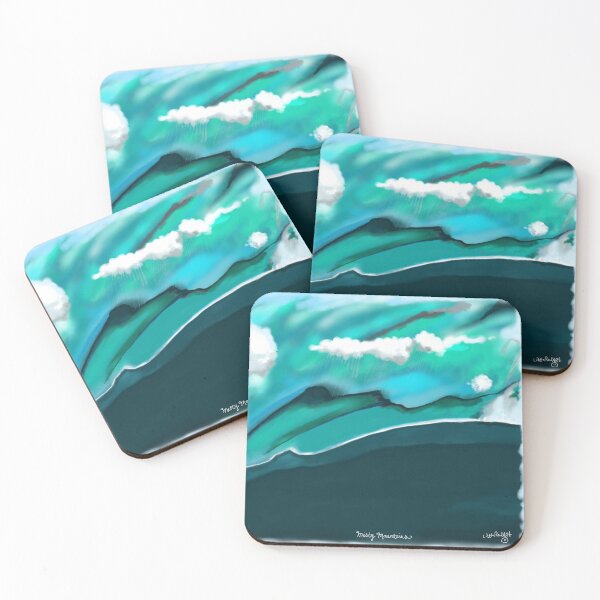 Item preview, Misty Mountains designed and sold by Little Red Art.