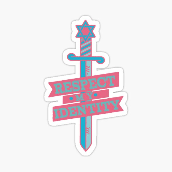 respect my identity (judaism) Sticker