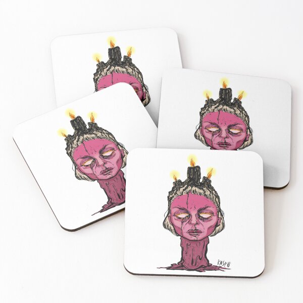 Item preview, another spooky girl, this time with melting candles designed and sold by rosposara-jpg.