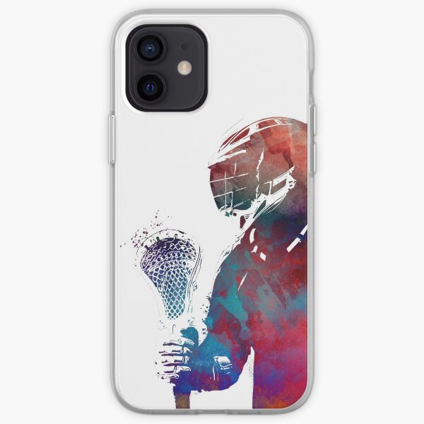 lacrosse sport art #lacrosse #sport iPhone Soft Case
