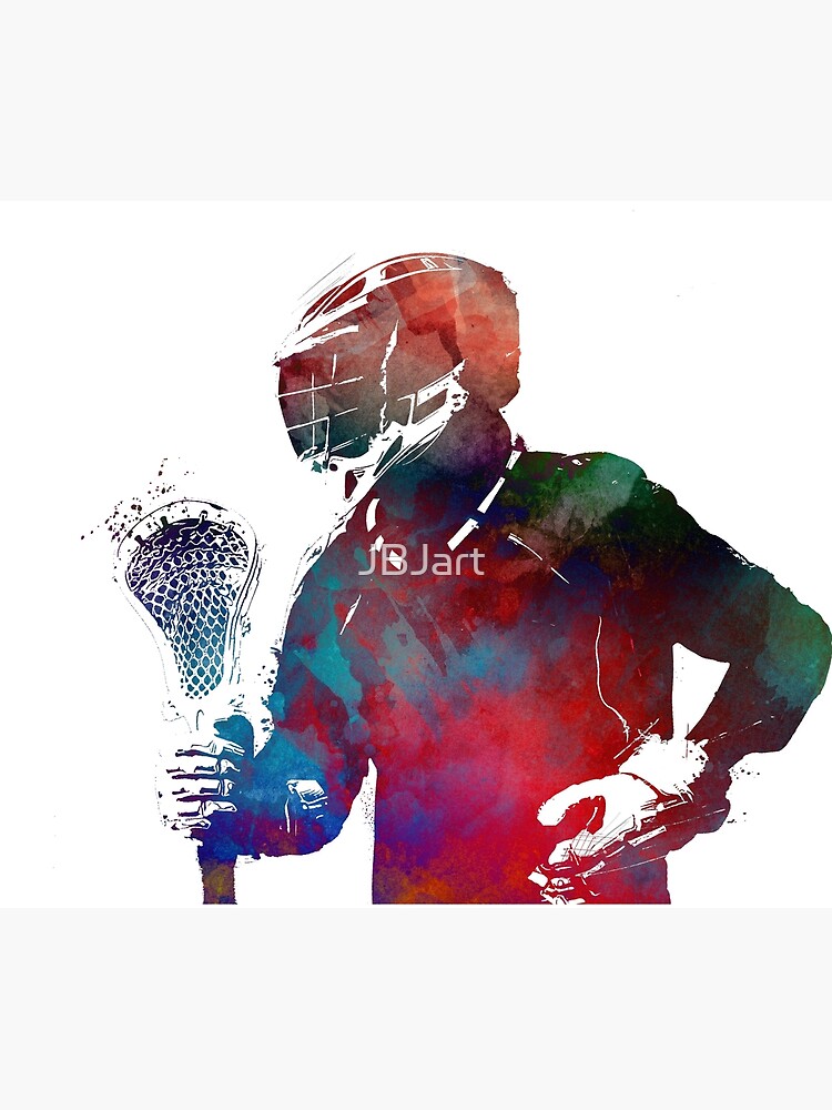 lacrosse sport art #lacrosse #sport by JBJart