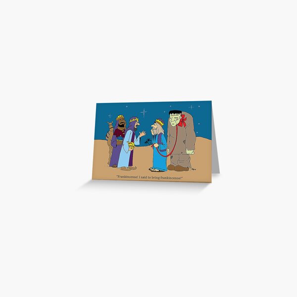 He said to bring frankincense. Greeting Card
