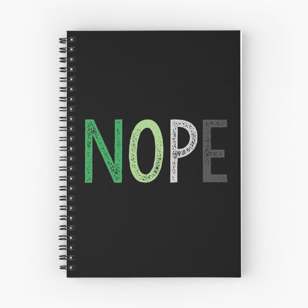 Item preview, NOPE. aro 1, woodtype designed and sold by Skyler Orion X.