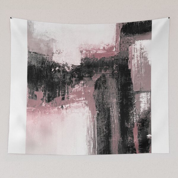 Item preview, pink black white abstract designed and sold by ElaSzczepaniak.