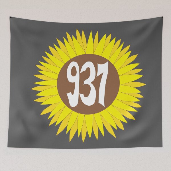 Item preview, Hand Drawn Ohio Sunflower 937 Area Code designed and sold by itsrturn.