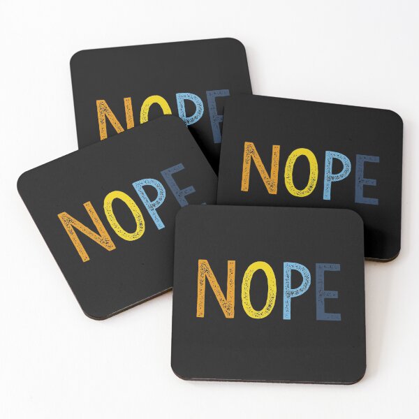 Item preview, NOPE. acearo 1, woodtype designed and sold by Skyler Orion X.