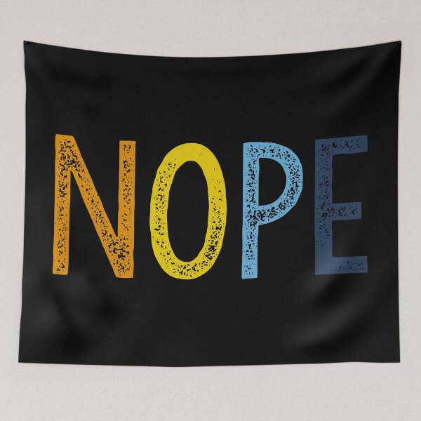 Item preview, NOPE. acearo 1, woodtype designed and sold by Skyler Orion X.