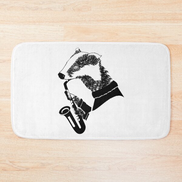 Aperçu de l'œuvre Badger Saxophone créée et vendue par piedaydesigns.