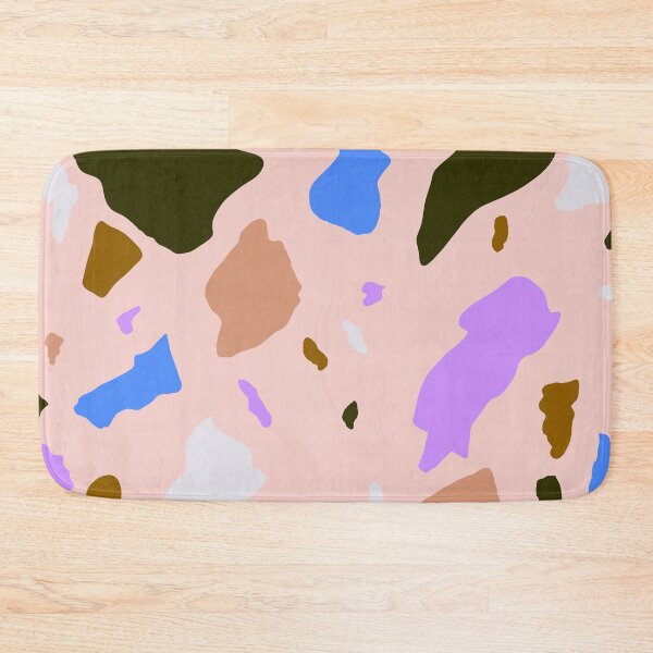 Item preview, Terrazo Pink, purple, blue and browns designed and sold by GraphicsbyNel.