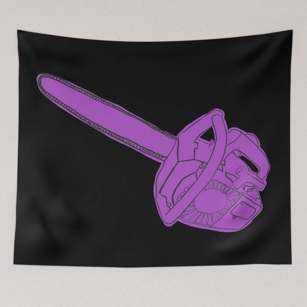 Item preview, Sketchy Chainsaw - Purple designed and sold by MOREDANKMEMES.