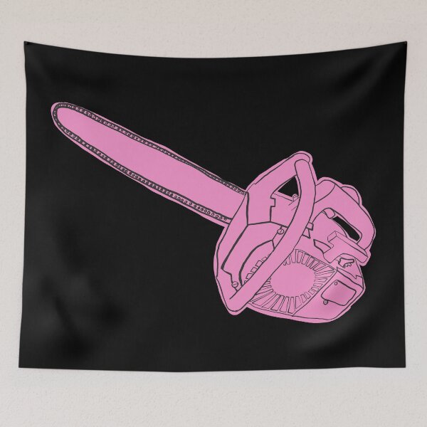 Item preview, Sketchy Chainsaw - Pink designed and sold by MOREDANKMEMES.