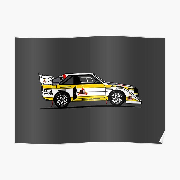 S1 Group B Classic Rally Car Poster