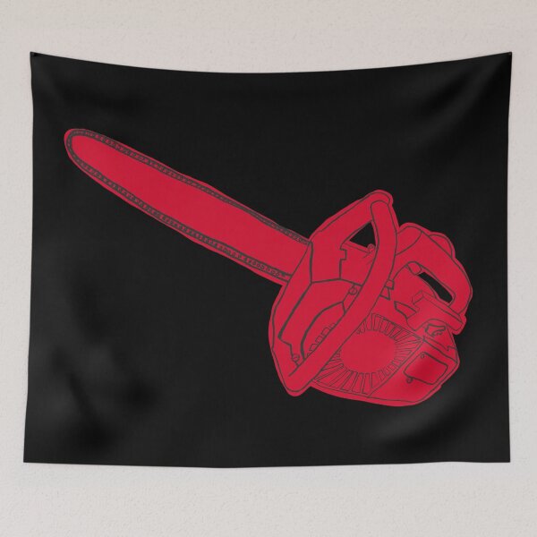 Item preview, Sketchy Chainsaw - Red designed and sold by MOREDANKMEMES.