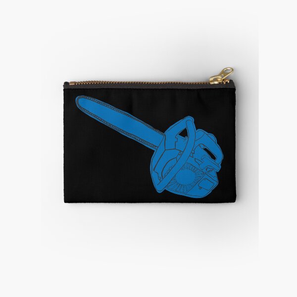 Item preview, Sketchy Chainsaw - Blue designed and sold by MOREDANKMEMES.