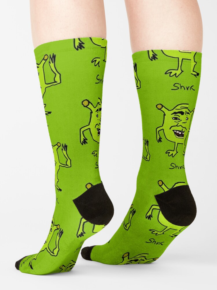 Shronk Meme Socks By Binchi Redbubble