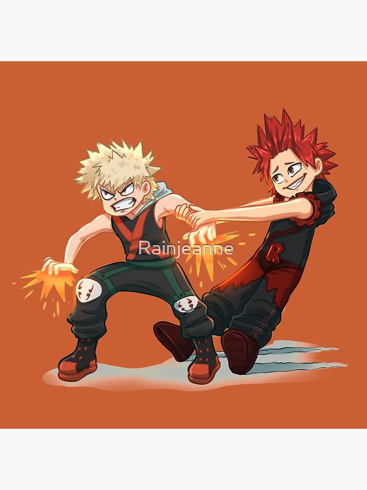 "Onesie Bakugo & Kirishima" Coasters (Set of 4) for Sale by Rainjeanne