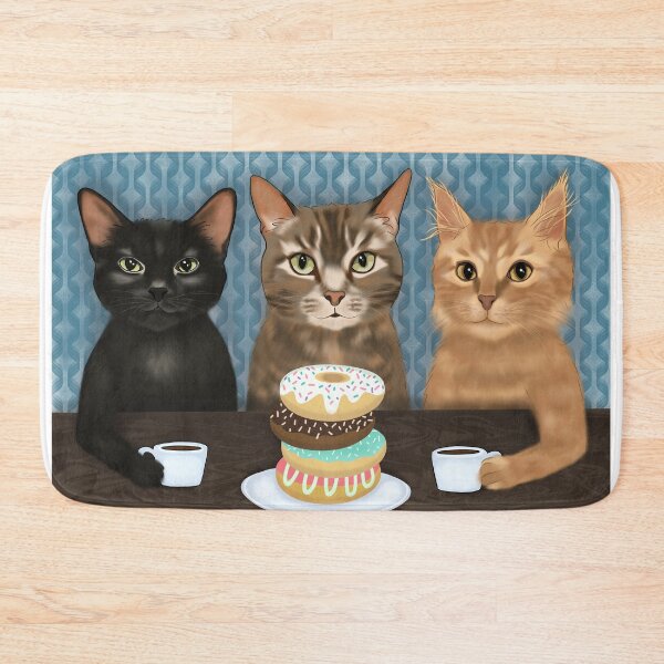 Item preview, Cats With Donuts and Coffee designed and sold by caitlinshea24.