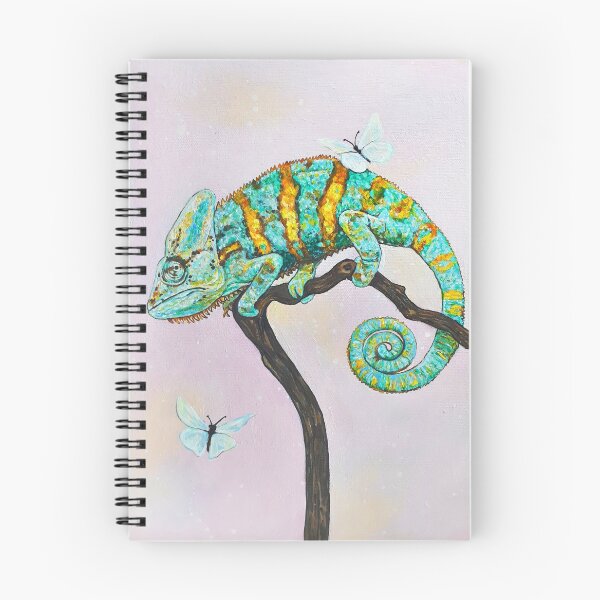 Item preview, Chameleon and Butterflies designed and sold by Rachelle Dyer.
