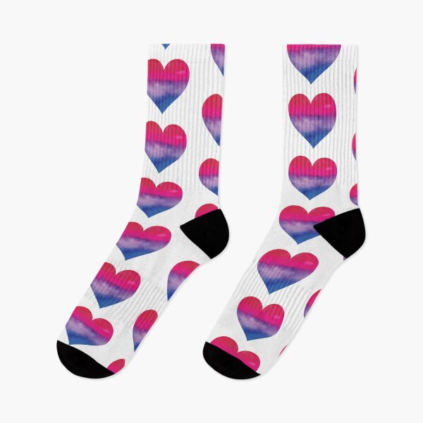 Item preview, Bi Flag Heart Watercolor designed and sold by AlyssaRandone.