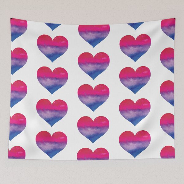Item preview, Bi bandera corazón acuarela designed and sold by AlyssaRandone.