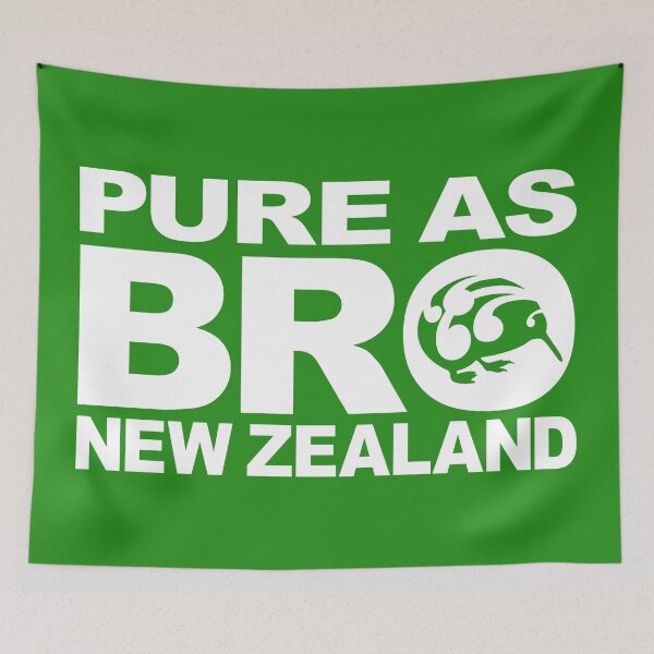 Item preview, Pure as BRO New Zealand Kiwi designed and sold by piedaydesigns.