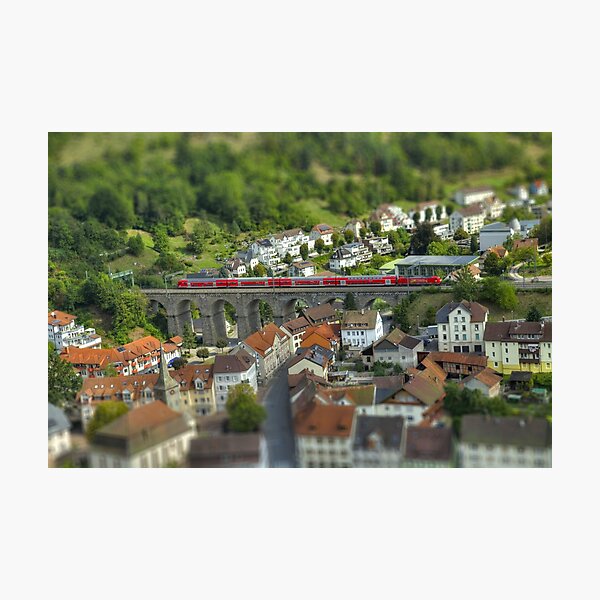 Trainscape Photographic Print