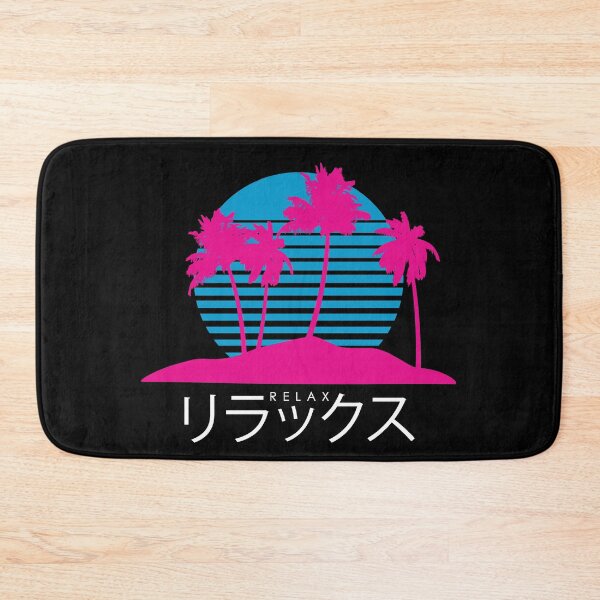 Item preview, Vaporwave Aesthetic Retro Sunset Nostalgia 80s 90s Relax Japanese Text Fashion  designed and sold by Bragamontes.