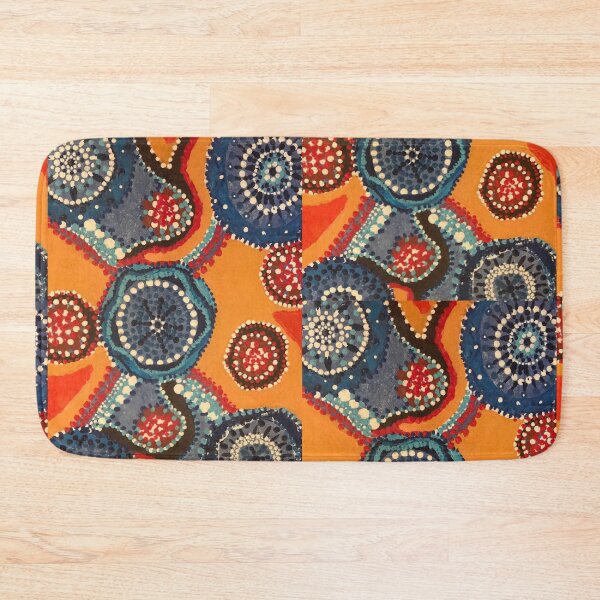 Item preview, Aboriginal Dot art - river miles designed and sold by Melchime.