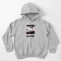 Sudadera con capucha para niños La estrella del automóvil