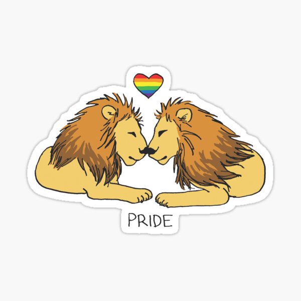 Pride Lions Sticker