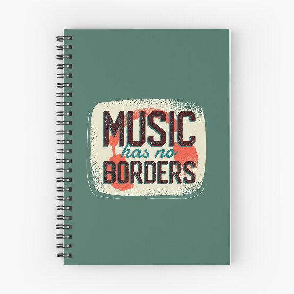 Item preview, Music Design : "Music has no borders " quote  designed and sold by FFelder.