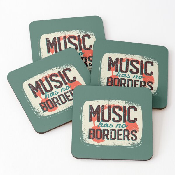Item preview, Music Design : "Music has no borders " quote  designed and sold by FFelder.