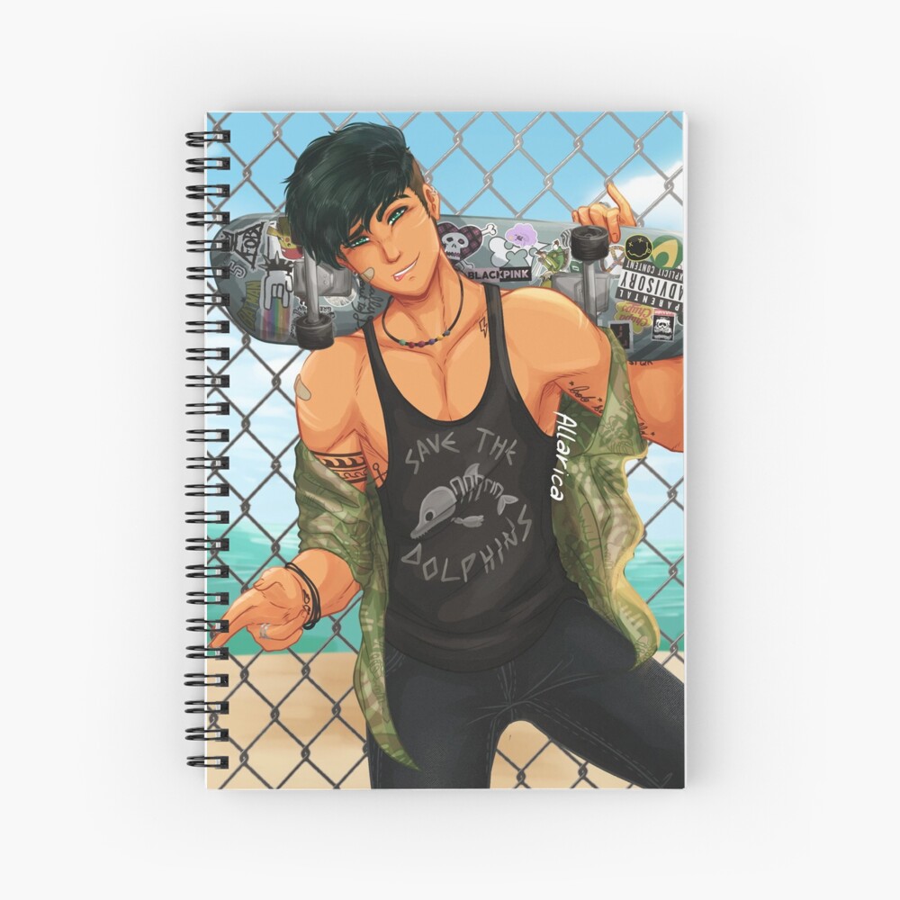 "Punk Percy Jackson 2.0" Spiral Notebook for Sale by allarica | Redbubble