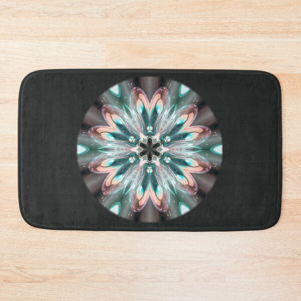 Item preview, Coral and Teal Kaleidoscope designed and sold by Roanemermaid.