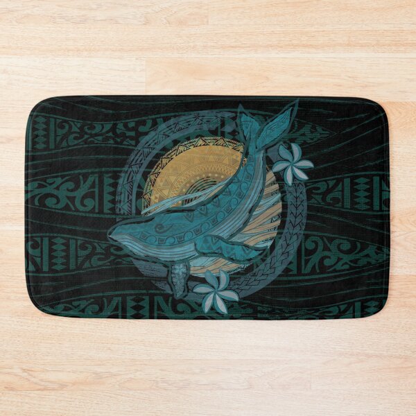 Item preview, Vintage Samoan  - Hawaiian  - Polynesian Tribal WHALE designed and sold by sunnthreads.