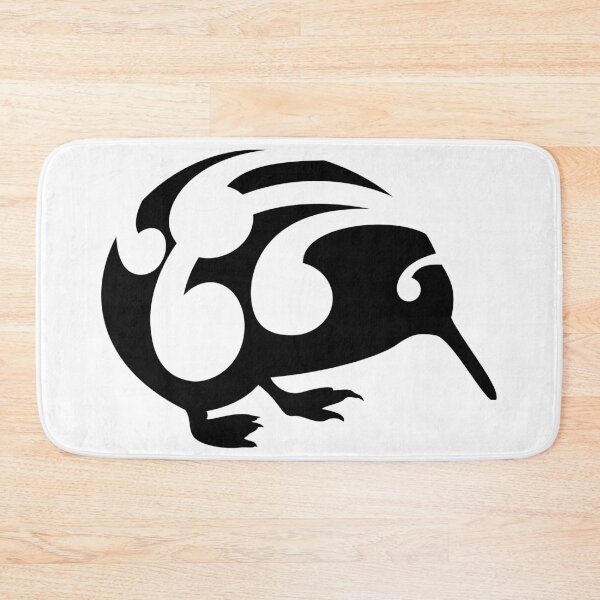 Item preview, Large Black Koru Kiwi designed and sold by piedaydesigns.