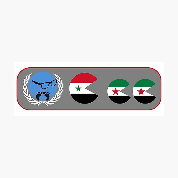 Item preview, United Nations, is watching Syria designed and sold by piedaydesigns.