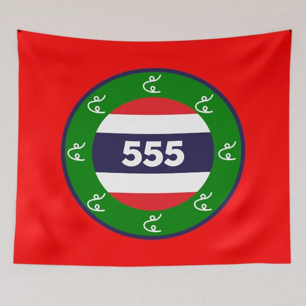Aperçu de l'œuvre Thai flag roundel 555 HA HA HA créée et vendue par piedaydesigns.
