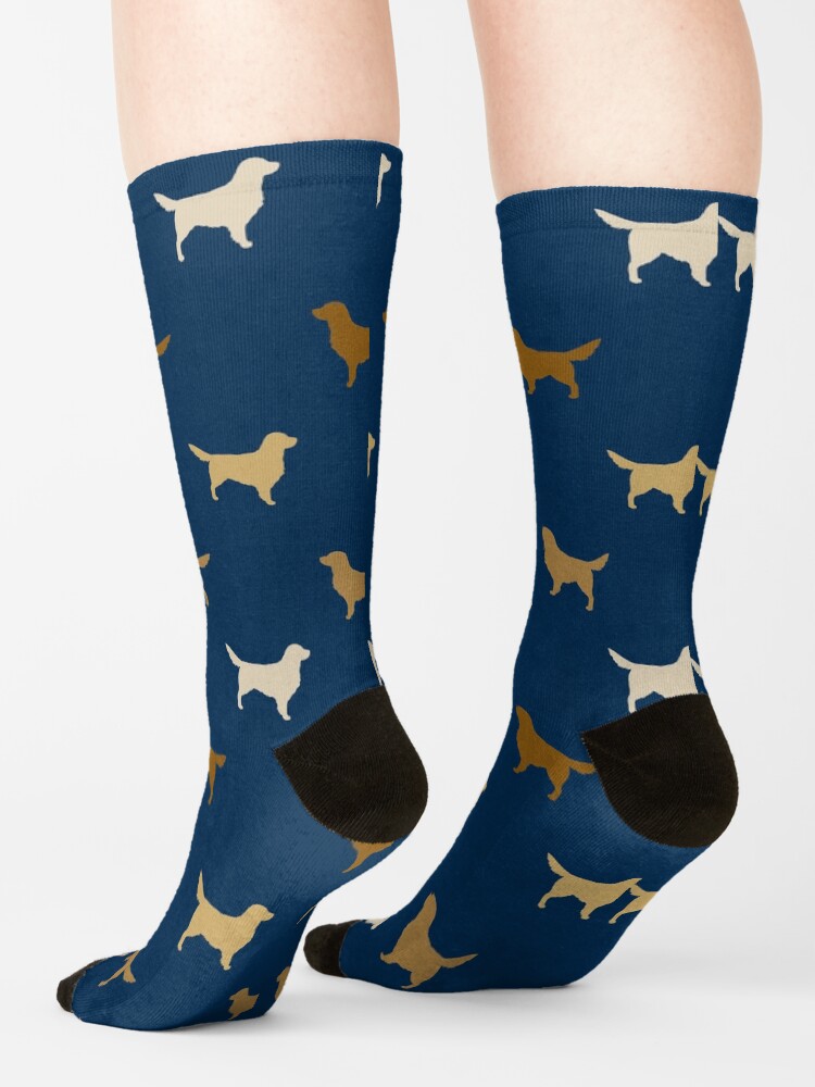 Alternate view of Golden Retriever Silhouette(s) Socks