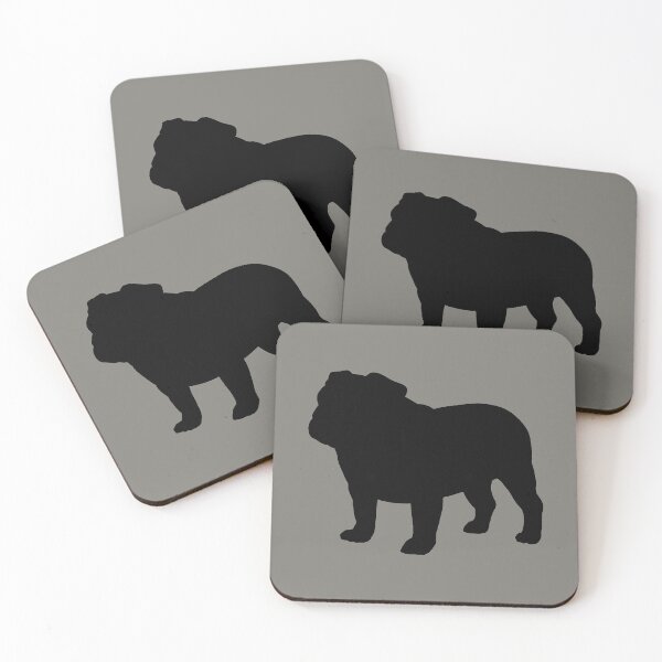 Item preview, Bulldog Silhouette(s) designed and sold by Jenn Inashvili.