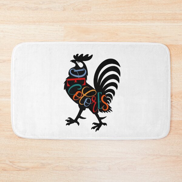 Item preview, Decolores Rooster Black Silhouette  designed and sold by Gsallicat.