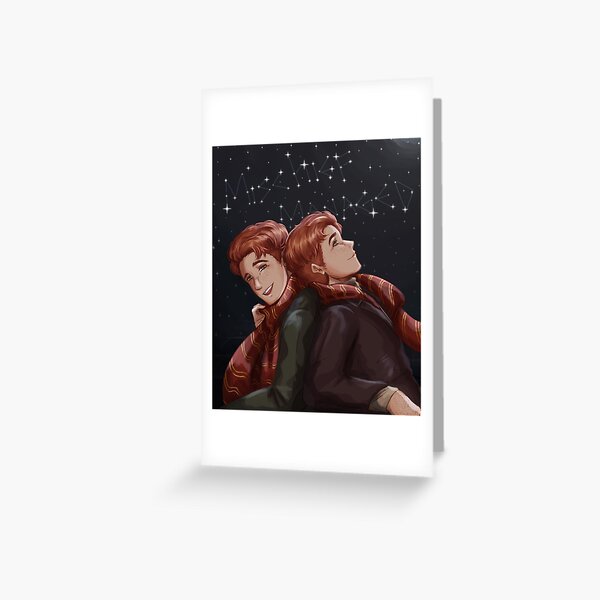 Fred Weasley Greeting Cards Redbubble